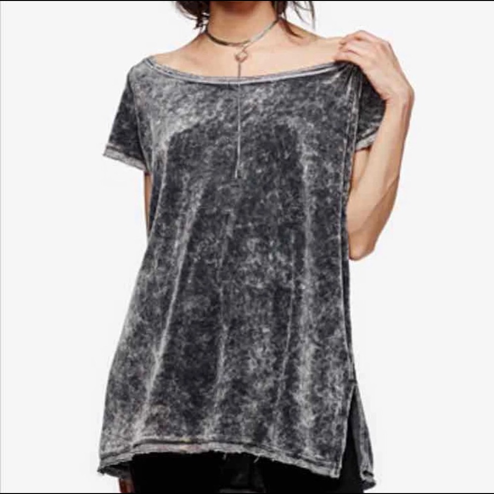 Free People “Doran” Velour Top